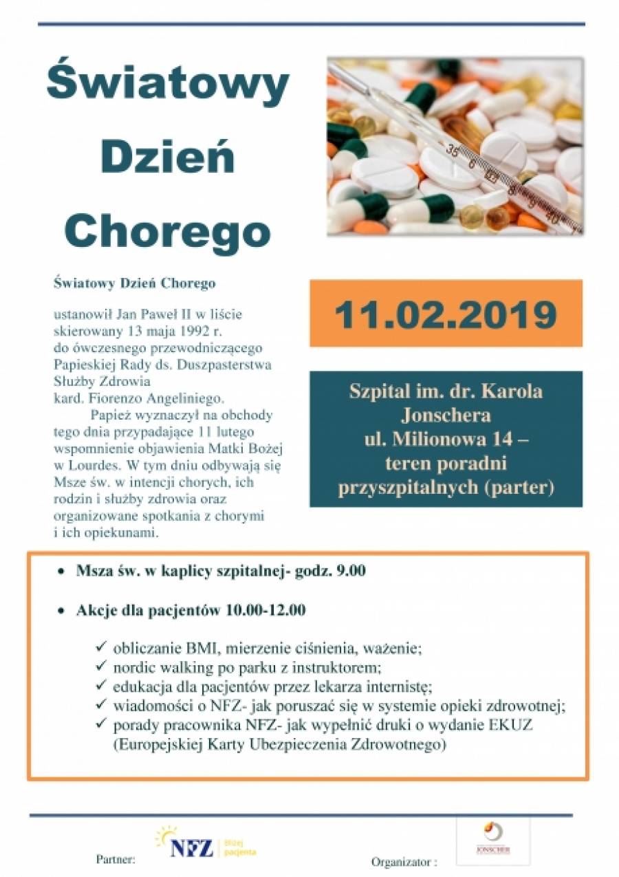 ŚWIATOWY DZIEŃ CHOREGO 11.02.2019 R.